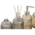 Miniatyrbillede 3 af 4: Conjunto de Banho Home ESPRIT Grå Orange Rav Bambus Krystal 3 Dele