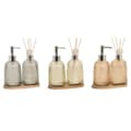 Miniatyrbillede 1 af 4: Conjunto de Banho Home ESPRIT Grå Orange Rav Bambus Krystal 3 Dele