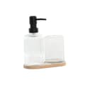Miniatyrbillede 1 af 4: Conjunto de Banho Home ESPRIT Gennemsigtig Natur Bambus Krystal Moderne 3 Dele