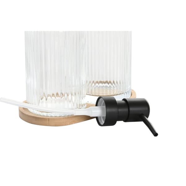 Badkit Home ESPRIT Transparent Naturell Bambu Glas Modern 3 Delar