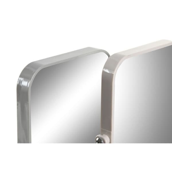 Speil med Støtte DKD Home Decor Beige Grå Krem polystyren 15 x 2,5 x 19,2 cm (2 enheter)