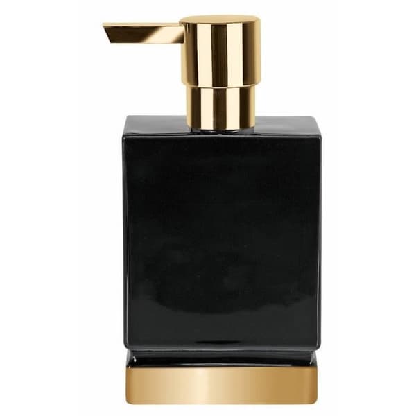 Spirella ROMA Black & Gold Keramisk tvålautomat