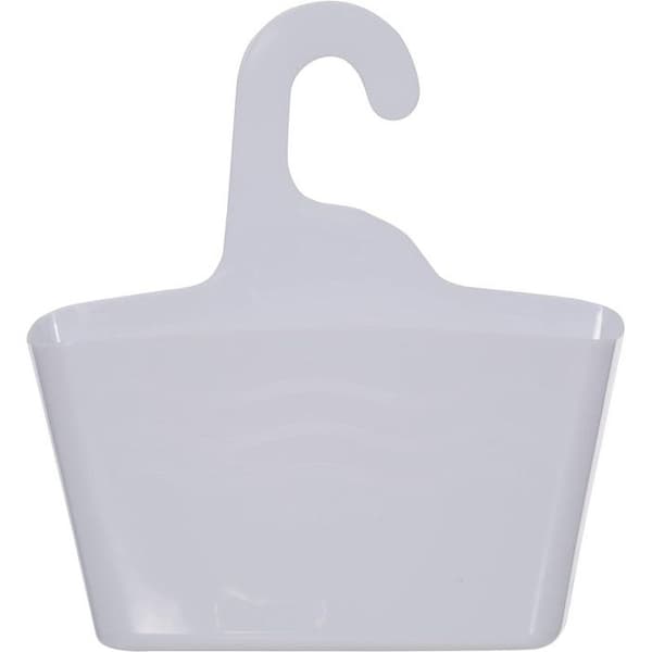 Hängande duschkorg - HOMEA - Vit - Plast - 23,5x8x25,5 cm