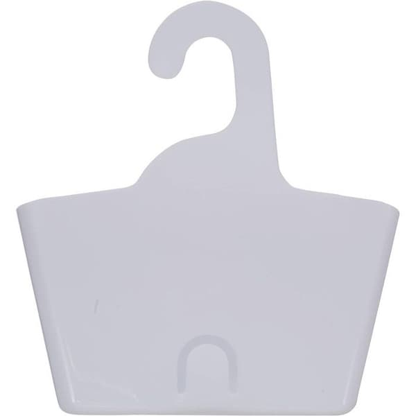 Hängande duschkorg - HOMEA - Vit - Plast - 23,5x8x25,5 cm