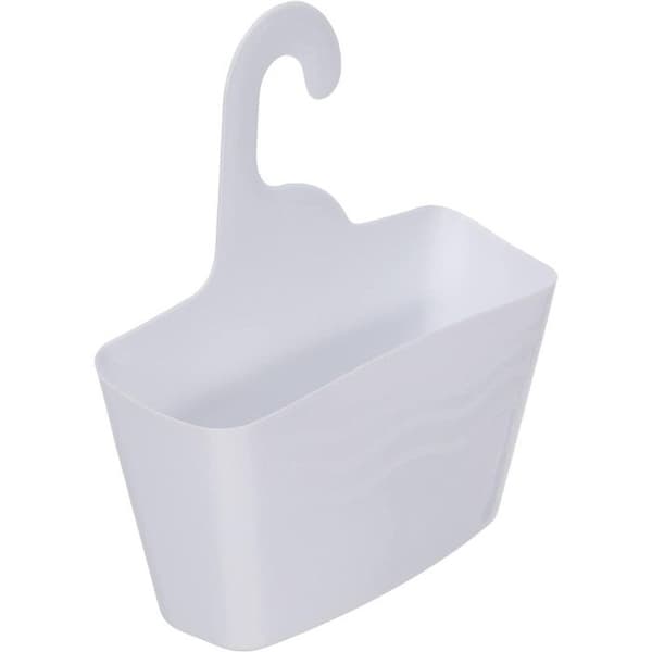 Hängande duschkorg - HOMEA - Vit - Plast - 23,5x8x25,5 cm