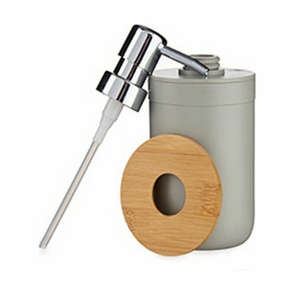 Tvåldispenser Berilo BP16-101G Grå Bambu polypropen 350 ml 8 x 17 x 9 cm (6 antal)
