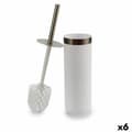 Miniatyrbild 1 av 3: Toalettborste Berilo BP15-005R-2 Vit Silvrig Plast 9,5 x 38,5 x 9,5 cm (6 antal)