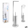 Miniatyrbillede 1 af 2: Toiletpapirholder med toiletbørsteholder Confortime 18,5 x 74 cm (4 enheder)