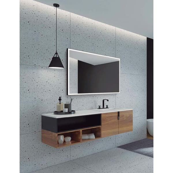 Badeværelsesspejl med LED-lys Ledimex SUIZ010-70NG 70 x 80 cm