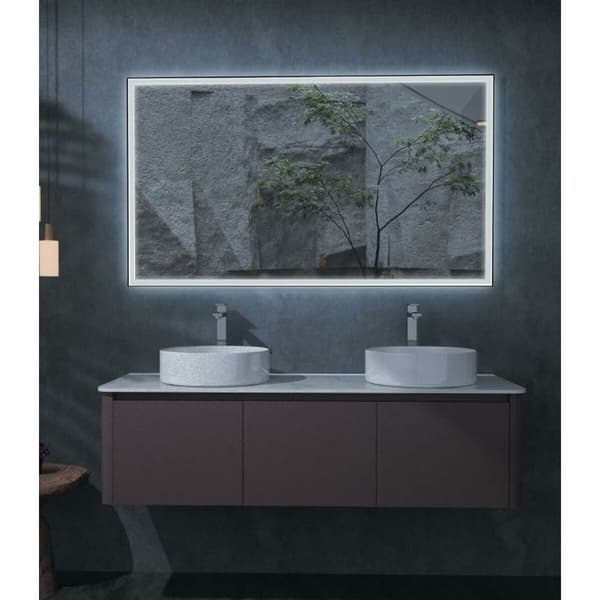 Badeværelsesspejl med LED-lys Ledimex SUIZ010-14060 140 x 60 cm