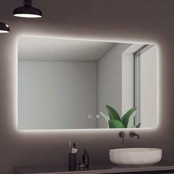 Badeværelsesspejl med LED-lys Ledimex ITAL007-120 120 x 80 cm