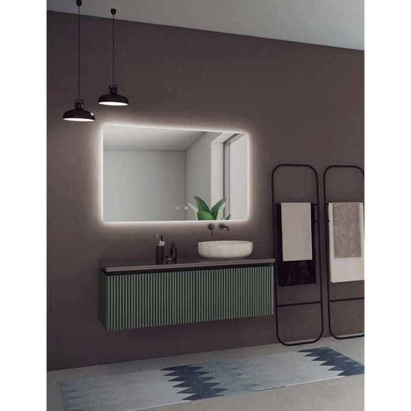Badeværelsesspejl med LED-lys Ledimex ITAL007-120 120 x 80 cm