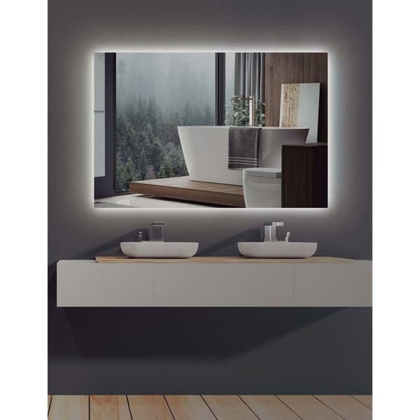 Badeværelsesspejl med LED-lys Ledimex SUEC006-100 100 x 80 cm