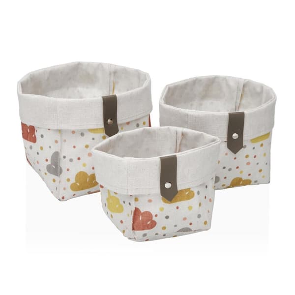 Kurv Versa Tekstil 10 x 10 x 10 cm 14 x 14 x 14 cm 12 x 12 x 12 cm