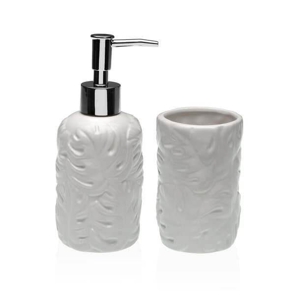 Conjunto de Banho Versa Hvid Dolomite 6,8 x 17 x 6,8 cm