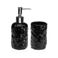 Miniatyrbillede 1 af 2: Conjunto de Banho Versa Sort Dolomite 6,8 x 17 x 6,8 cm