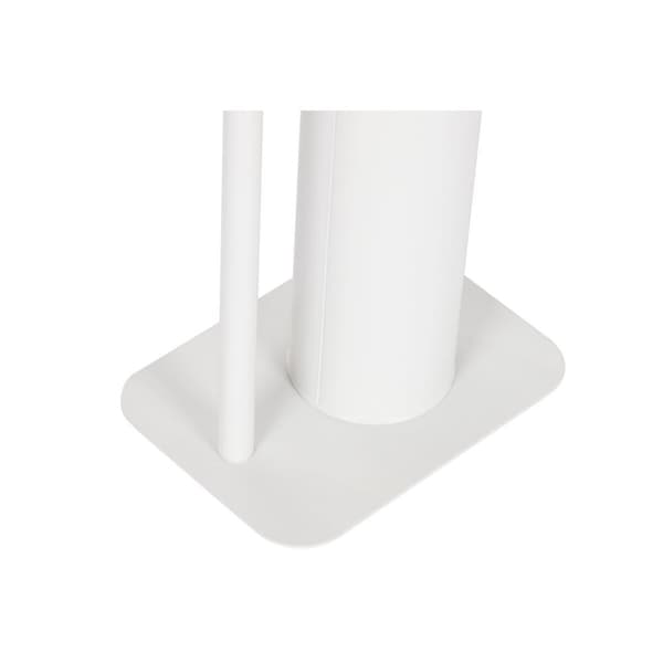 Toiletpapirholder Home ESPRIT Hvid Natur Metal Bambus 22 x 16 x 68 cm