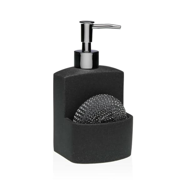 Sæbedispenser Versa Sort Harpiks Keramik Minimalistisk