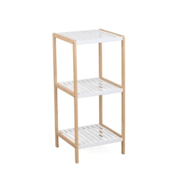 Baderomshyller Home ESPRIT Hvit Naturell