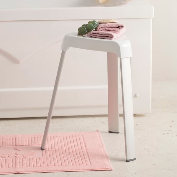 Sittpall Lifetime Vit 25 x 29 x 45 cm Bad
