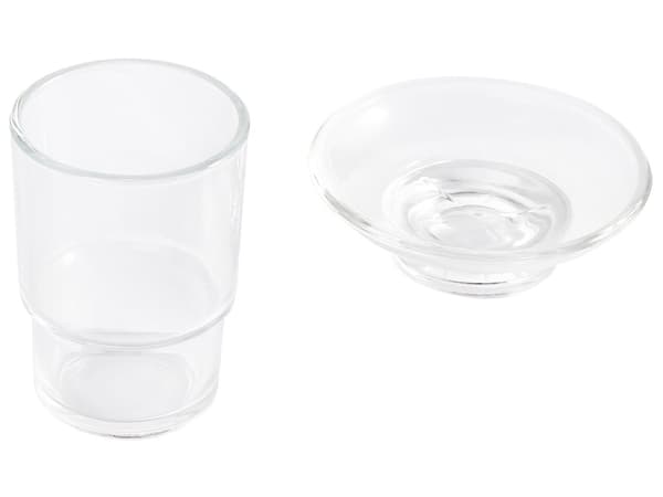 6-delers Baderomsutstyrssett i Svart Aluminium Matt Tumbler og Såpeskål Inkludert Baderomsutstyr Moderne