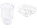 Miniatyrbilde 5 av 5: 6-delers Baderomsutstyrssett i Svart Aluminium Matt Tumbler og Såpeskål Inkludert Baderomsutstyr Moderne