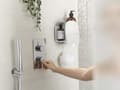 Miniatyrbild 3 av 4: Joseph Joseph - 70547 - Kompakt duschhylla med EasyStore justerbar spegel-Vit, One size Small