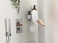 Miniatyrbild 4 av 4: Joseph Joseph - 70547 - Kompakt duschhylla med EasyStore justerbar spegel-Vit, One size Small