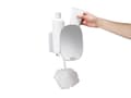 Miniatyrbild 1 av 4: Joseph Joseph - 70547 - Kompakt duschhylla med EasyStore justerbar spegel-Vit, One size Small