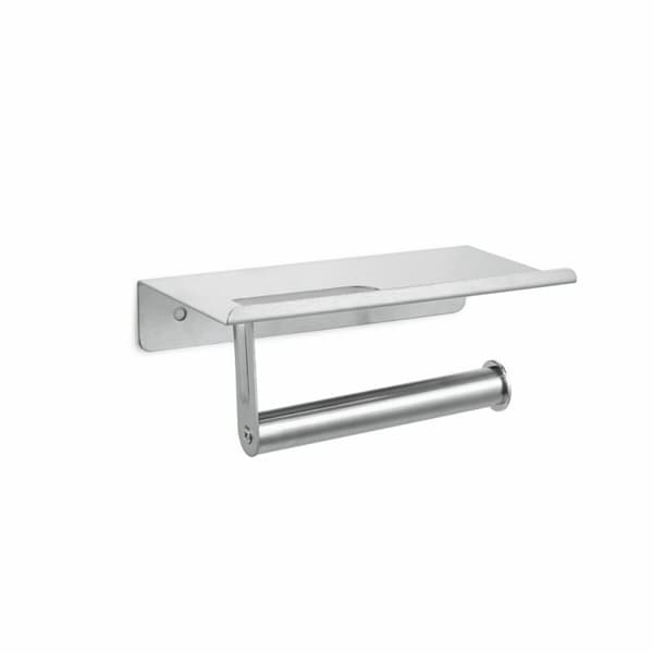 Toalettrullehållare DKD Home Decor 18 x 9,7 x 7,5 cm Silvrig Rostfritt stål