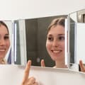 Miniatyrbild 7 av 11: Badrumsspegel med LED-ljus och 360º sikt SelfKut InnovaGoods