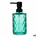 Miniatyrbild 1 av 2: Tvåldispenser Berilo CN-B5463VB-1-369 Grön Glas Plast Diamant 410 ml 9 x 18 x 7 cm (12 antal)