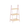 Miniatyrbild 1 av 5: Badrumshyllor Berilo WR5504-3-434 Rosa Naturell 40,3 x 81,5 x 30 cm