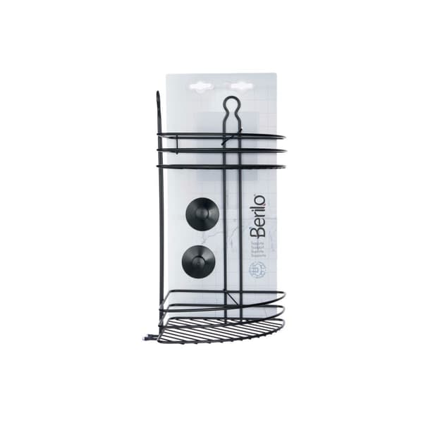 Duschstöd Berilo CN-W6753-5P Svart Stål ABS 26 x 39 x 19 cm (6 antal)