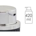 Miniatyrbild 5 av 5: Tvåldispenser Berilo 3236-3 Antracitgrå Plast 420 ml 7 x 14,5 x 8,5 cm (16 antal)