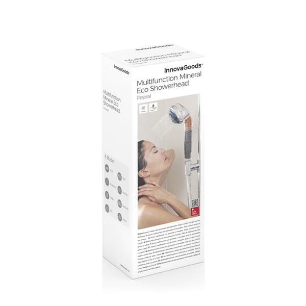 Multifunktions Mineral Ecoshower med Germanium og Tourmaline Pearal InnovaGoods