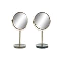 Miniatyrbillede 1 af 3: Makeup-Spejl DKD Home Decor 18 x 13 x 32 cm Metal Harpiks (2 enheder)