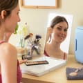 Miniatyrbillede 9 af 11: Badeværelsesspejl med LED-lys og 360º visning SelfKut InnovaGoods