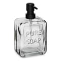 Miniatyrbillede 2 af 2: Sæbedispenser Pure Soap Krystal Sort Plastik 570 ml (6 enheder)