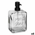 Miniatyrbillede 1 af 2: Sæbedispenser Pure Soap Krystal Sort Plastik 570 ml (6 enheder)