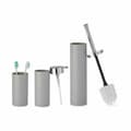 Miniatyrbillede 2 af 2: Conjunto de Banho Berilo B6274 S3-1 Grå Plastik (8 enheder)