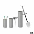 Miniatyrbillede 1 af 2: Conjunto de Banho Berilo B6274 S3-1 Grå Plastik (8 enheder)