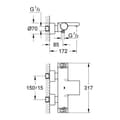Miniatyrbillede 3 af 3: Vandhane Grohe 34174001