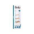 Miniatyrbillede 4 af 5: Badeværelse reol Berilo WR5504-3-433 Blå Natur 40,3 x 81,5 x 30 cm