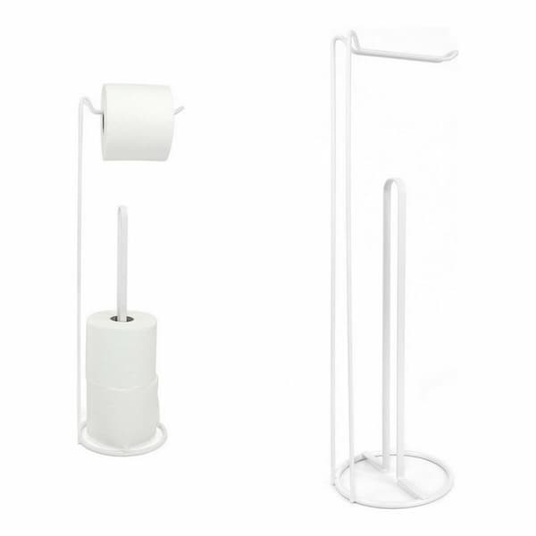 Toiletpapirholder Confortime Hvid 15 x 15 x 54 cm (12 enheder)
