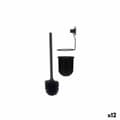 Miniatyrbillede 1 af 4: Toiletbørste Berilo CN-W3100-15 Sort Stål ABS 10 x 36 x 10 cm (12 enheder)