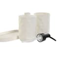 Miniatyrbillede 2 af 3: Conjunto de Banho Home ESPRIT Hvid ABS Dolomite 17,5 x 9,5 x 18 cm 3 Dele