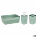 Miniatyrbillede 1 af 5: Conjunto de Banho Berilo PP-107-3 Grøn Plastik (12 enheder)