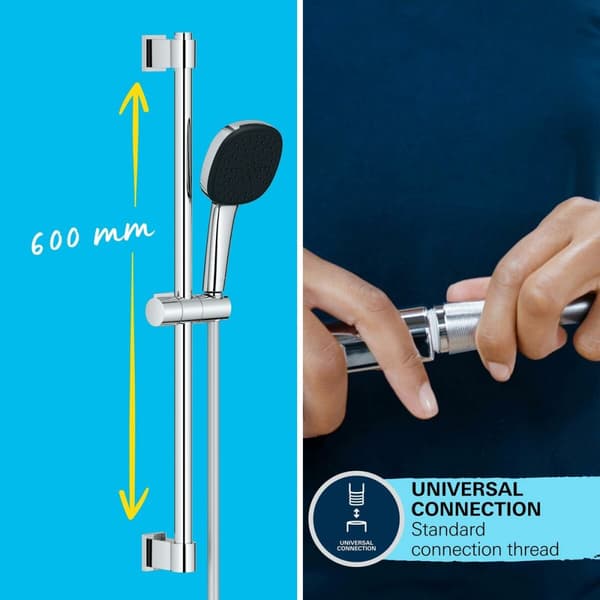 Brusebad sæt Grohe Vitalio Comfort 110 26398001 Metal