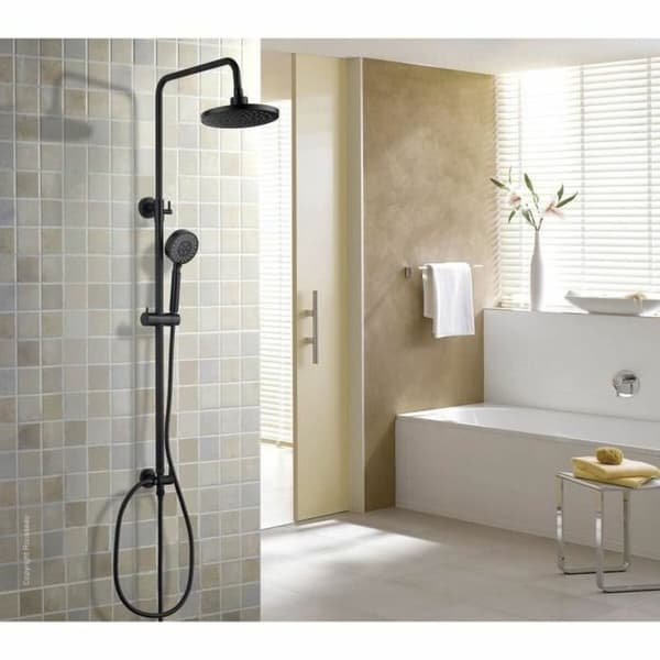 Brusehoved Rousseau HERA Sort ABS
